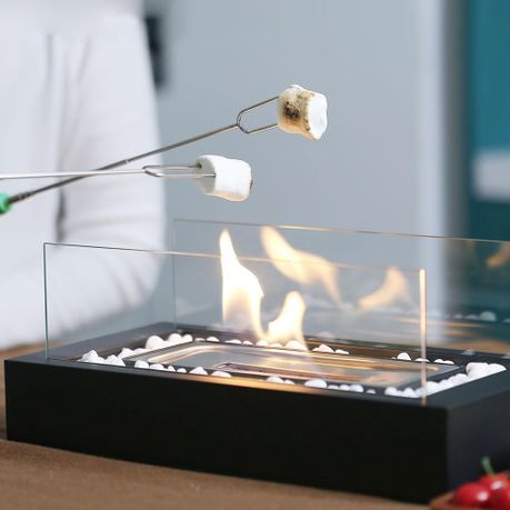 Tabletop Fire Pit Set with S'mores Kit