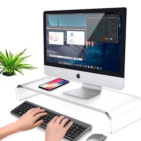 Clear Acrylic Monitor Screen Stand