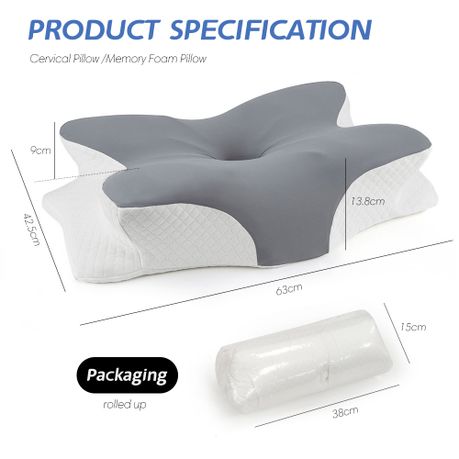 Ergonomic Contour Memory Foam Pillow