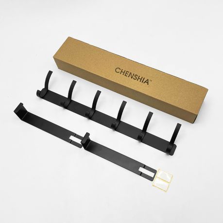 12 Heavy Duty Carbon Steel Hooks - Coat Organizer Rack