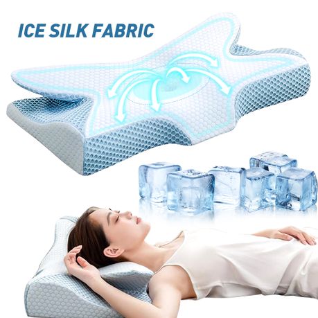 Cervical Neck & Shoulder Pain Memory Foam Pillow - 2Pack