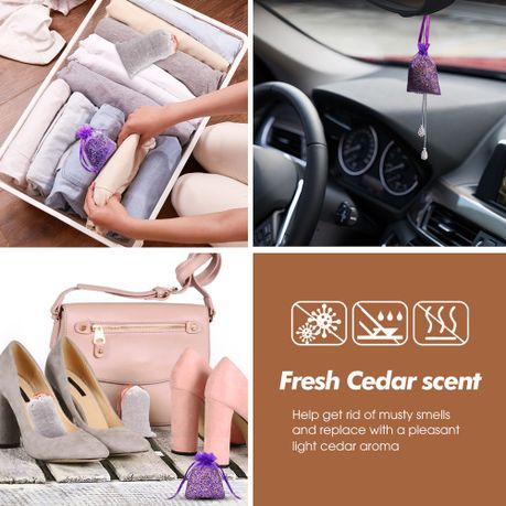 Natural Cedar Wood and Lavender Fragrance Sachets Deodorizer