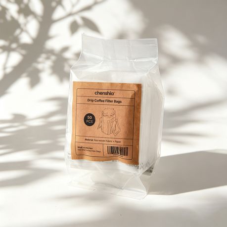 Chenshia 50PC Disposable Loose Leaf Tea Filter Hanging Coffee Filter Bags