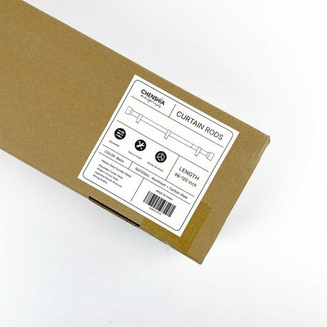 Heavy Duty Steel Curtain Rods - 2.5cm Diameter