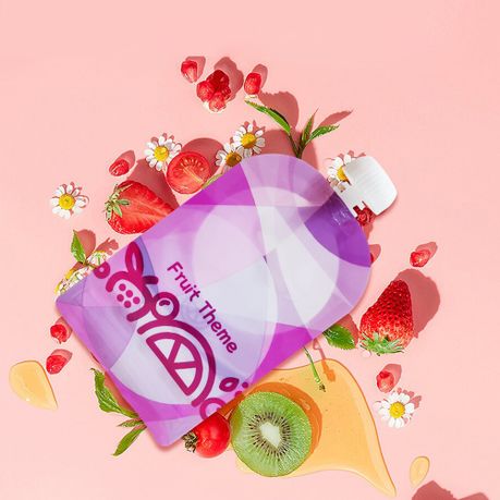 150ml Purple Reusable Baby Puree Pouch (5 Pack)