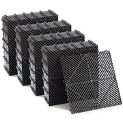 32-Piece Interlocking Garage Floor Tiles - Black