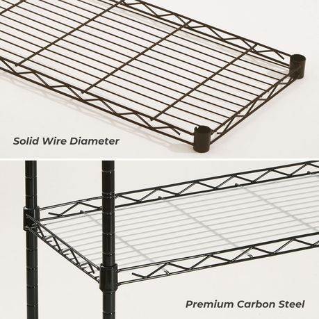 5-Tier Adjustable Steel Storage Rack