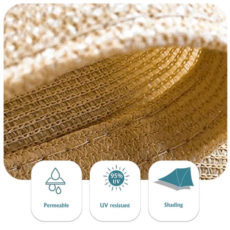 Sun Shade Sail UV Block - 5x3m Square
