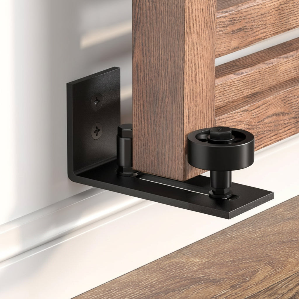 8-in-1 Steel Sliding Barn Door Floor Guide