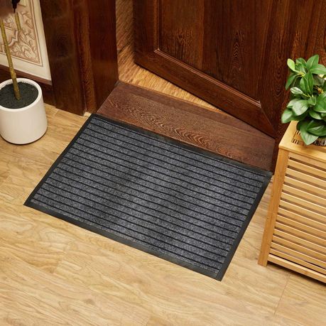 Grey Outdoor Entrance Door Mat
