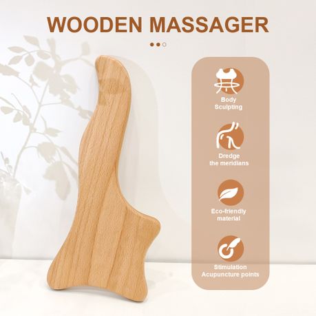 Wooden Gua Sha - Body Sculpting Lymphatic Massage Tool