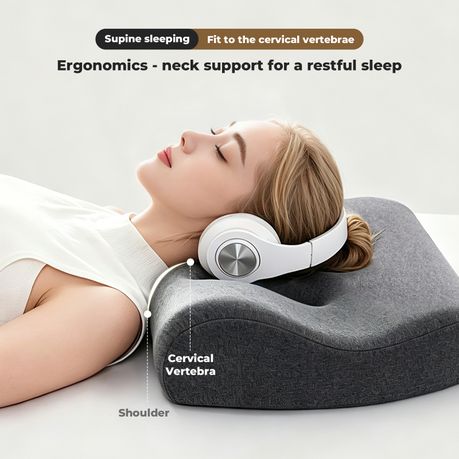 Double-Hole Ear Pillow Side Sleeper - Piercing Recovery Pillow