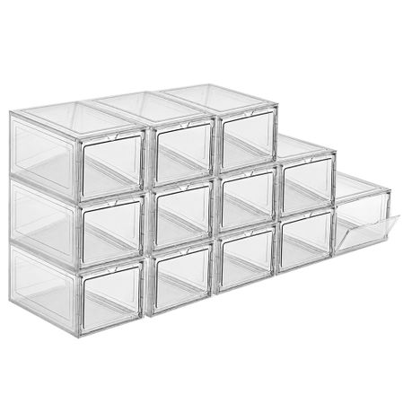 Stackable Magnetic Shoe Boxes | 12-Pack