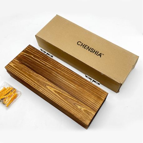 Chenshia Pine Wood Home Office Floating Shelves Wall Storage Display Shelf