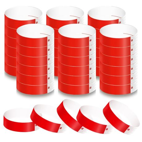 500Pc Events Paper Wristbands Waterproof Disposable Party Bands
