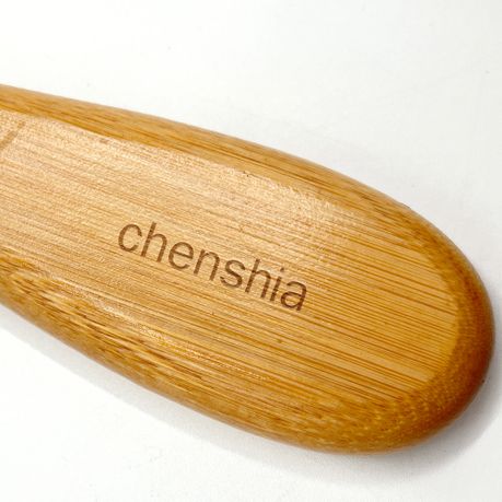 Bamboo Bristle Paddle Hairbrush - Firm Detangling & Scalp Massager