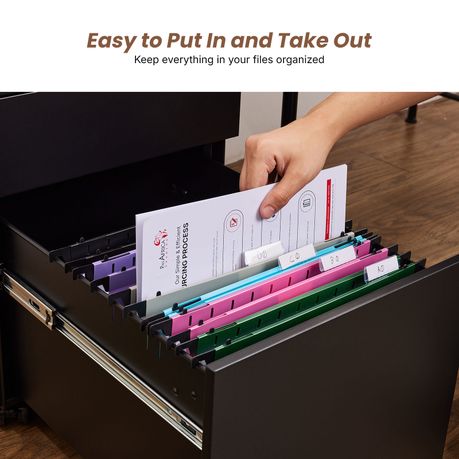 Chenshia Hanging File Folders - Expandable Document Holder