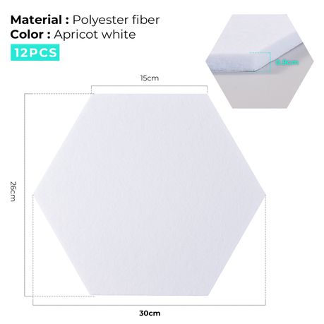 Chenshia 12 Piece Soundproof Acoustic Panels - Self-Adhesive Panels