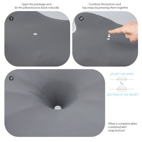 Ergonomic Contour Memory Foam Pillow