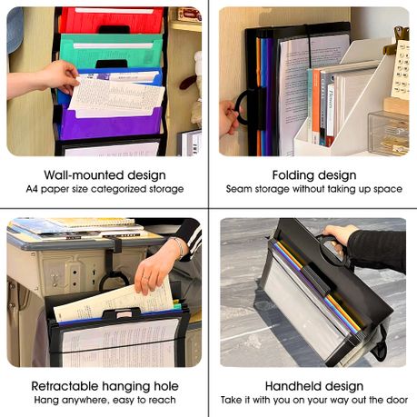 6-Pocket Expandable Document Binder