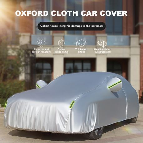Heavy Duty Weatherproof Car Cover - Black