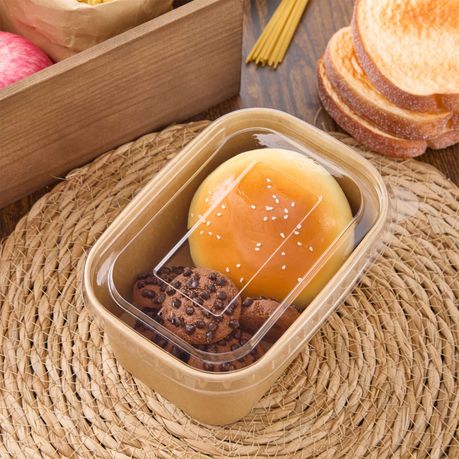 30Pc Kraft Paper Food Containers