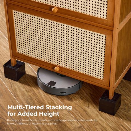 4pc Heavy Duty Furniture Risers