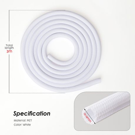 Chenshia Cord Protector Wire Loom Tubing Cable Sleeve Split Sleeving