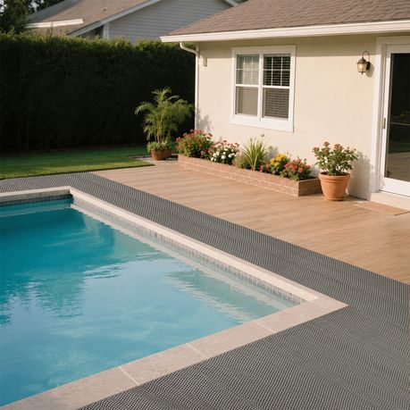 PVC Floor Drainage Mat Non-Slip Bathroom Shower Wet Room Mesh Mat