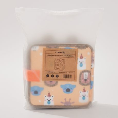 Montessori Activity Book - Giraffe Edition