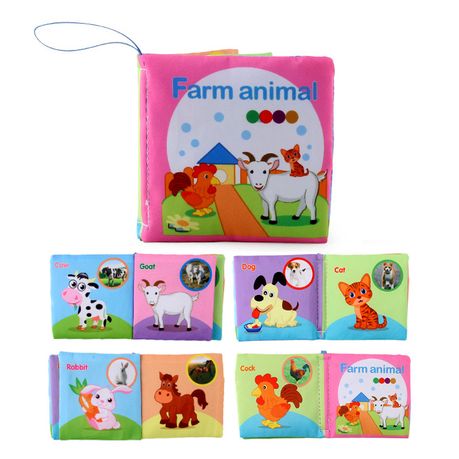 Baby Soft Cloth Book Set - 6 Books