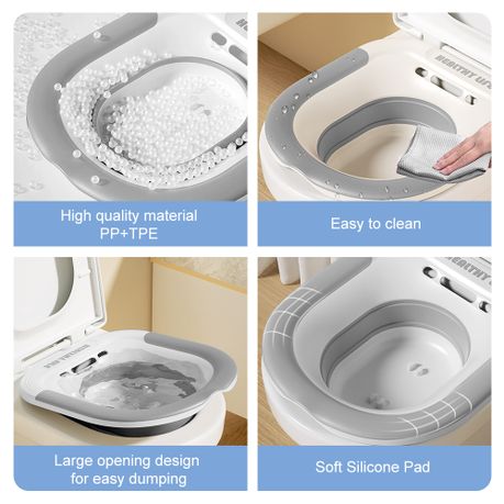 Foldable Sitz Bath for Toilet Seat Postpartum Care