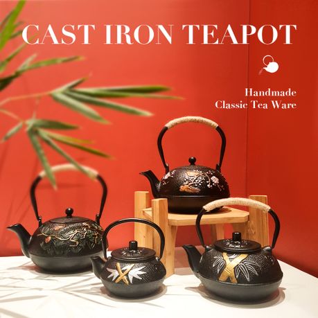 Bird Cast Iron Teapot with Infuser 1200ml