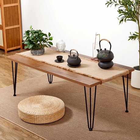 4Pc Iron Table V-Shape Furniture Leg Set - 40cm
