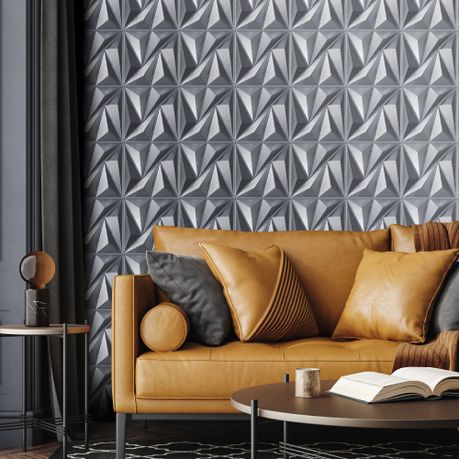 3D Diamond Textured PVC Wall Panels 16-Pack