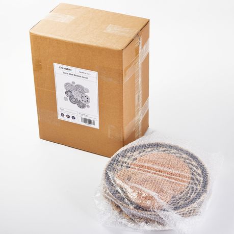 11-Piece Boho Handwoven Basket Wall Decor Dining Tabletop Placemats
