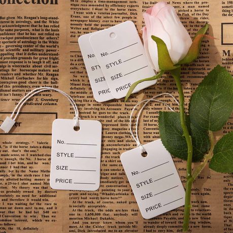Chenshia 1000pcs Writable Paper Price Tags