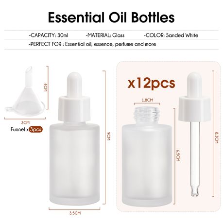 30ml Essential Oil Glass Bottles