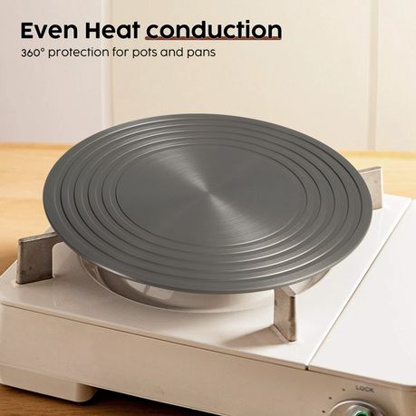 Aluminium Heat Diffuser & Defrosting Plate - Set of 2 (24cm & 28cm)