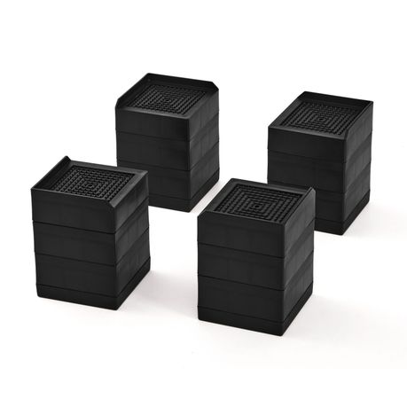 4pc Heavy Duty Furniture Risers