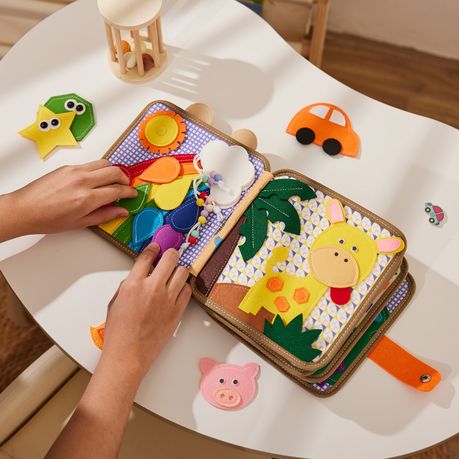 Montessori Activity Book - Giraffe Edition