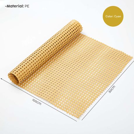 Natural Rattan Webbing Roll -  50cm x 100cm