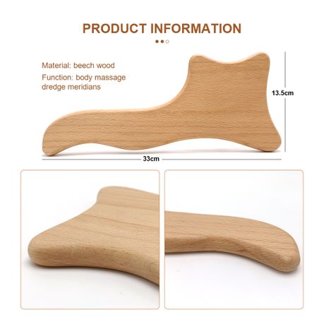 Wooden Gua Sha - Body Sculpting Lymphatic Massage Tool