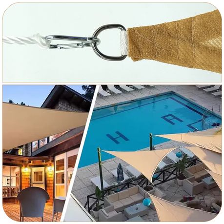 Sun Shade Sail Waterproof UV Block Canopy