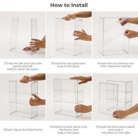 3-Tier Clear Display Case