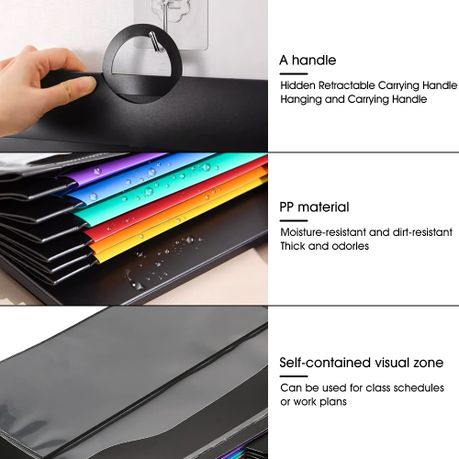 6-Pocket Expandable Document Binder