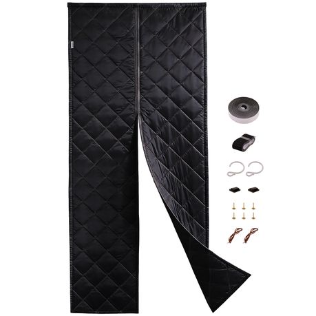 Insulated Door Curtain Magnetic Closure Thermal Door Screen