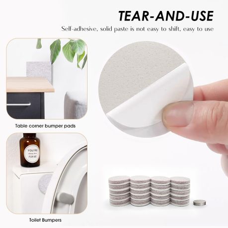 162-Piece Self-Adhesive Felt Pads Set