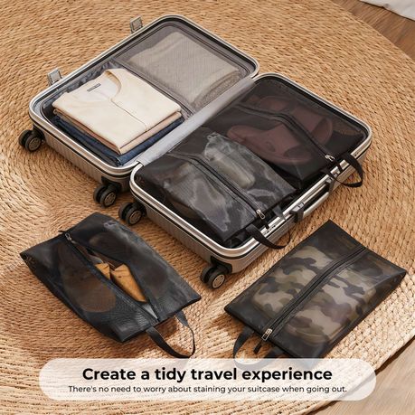 4-Pack Waterproof Shoe Portable Dust-Proof Travel Shoe Organiser