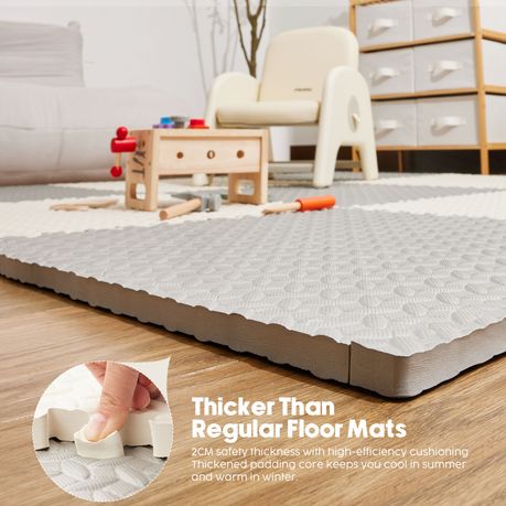 Foam Floor Tiles for Kids Extra Thick 2cm Interlocking Play Mat